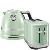 Набор: Чайник KitchenAid ARTISAN, 5KEK1522EPT, фисташковый + Тостер KitchenAid 5KMT2109EPT, фисташковый