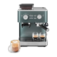 Полуавтоматическая эспрессо-машина KitchenAid 5KES6551EJP, темно-зеленый