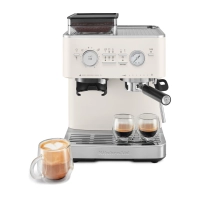 Полуавтоматическая эспрессо-машина KitchenAid 5KES6551EPL, фарфоровый белый