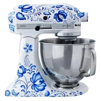 Арт-миксер KitchenAid ARTISAN Premium Design 4.8 л, гжель, 5KSM175PSEGZH