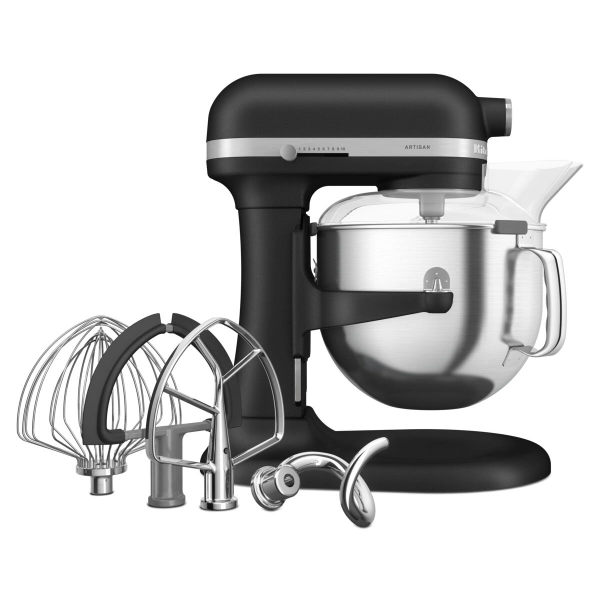 Миксер KitchenAid Artisan 6.6 л, черный чугун, 5KSM70SHXEBK