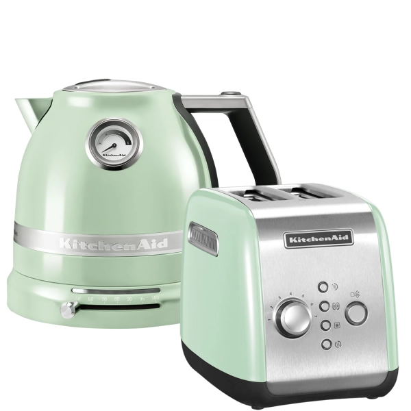 Набор: Тостер KitchenAid 5KMT221EPT + Чайник KitchenAid ARTISAN 5KEK1522EPT, фисташковый