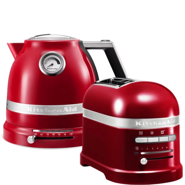 Набор: Чайник KitchenAid ARTISAN, 5KEK1522ECA, карамельное яблоко + Тостер KitchenAid 5KMT2204ECA, карамельное яблоко