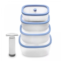 Набор вакуумных контейнеров STATUS Fresko set 5 lilac