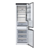 Встраиваемый холодильник двухкамерный с нижней морозильной камерой VARD VIC177NI