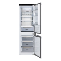 Встраиваемый холодильник двухкамерный с нижней морозильной камерой VARD VIC177NI