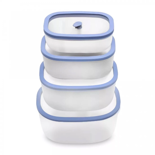 Набор вакуумных контейнеров STATUS Fresko set 4 lilac