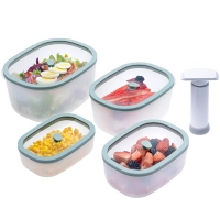 Набор вакуумных контейнеров STATUS Fresko set 5 mint