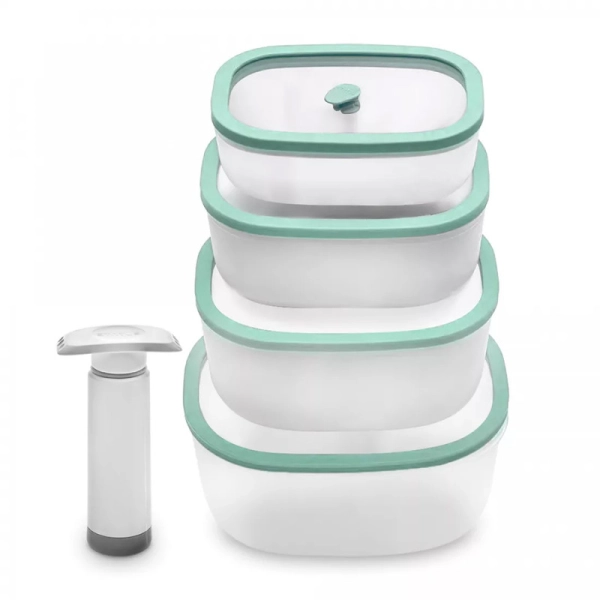 Набор вакуумных контейнеров STATUS Fresko set 5 mint