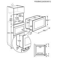 Микроволновая печь встраиваемая AEG MSB2057D-B