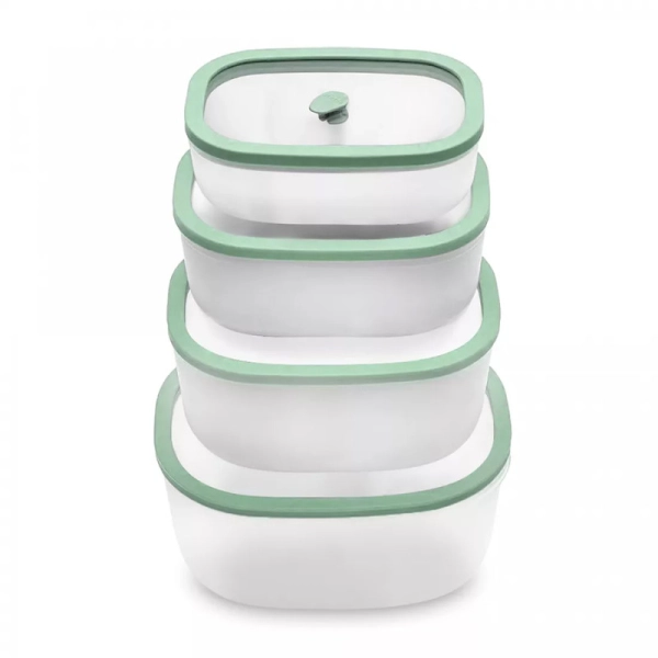 Набор вакуумных контейнеров STATUS Fresko set 4 mint
