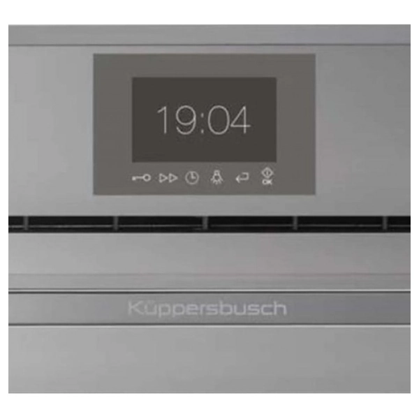 Компактный духовой шкаф с микроволнами Kuppersbusch CBM 6550.0 G3 Silver Chrome