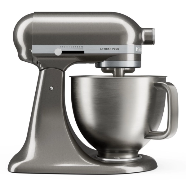 Планетарный Миксер KitchenAid Artisan Plus 4.7л серебряный медальон 5KSM50PKVEMS