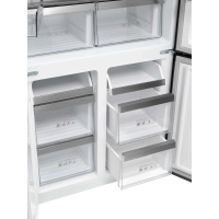 Отдельностоящий холодильник-морозильник Cross Door VARD VRK190NI, серый графит