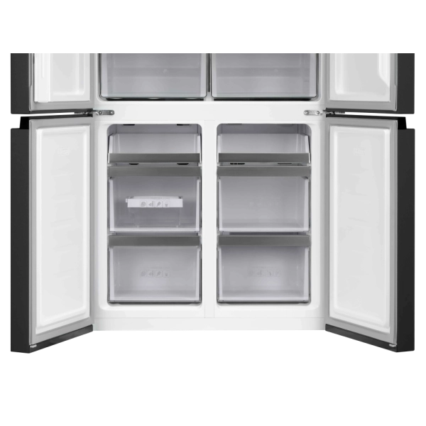 Отдельностоящий холодильник-морозильник Cross Door VARD VRK190NI, серый графит