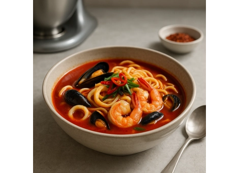 ДЖАМПОНГ - ОСТРЫЙ СУП С ЛАПШОЙ И МОРЕПРОДУКТАМИ