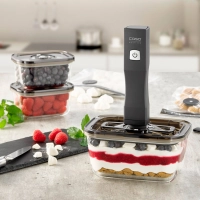 Вакуумный упаковщик бескамерный CASO Vacu OneTouch Eco-Set с контейнерами