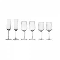 Набор бокалов для вина/для красного вина/для белого вина/для шампанского ZWIESEL GLAS 122315/1, серия Pure