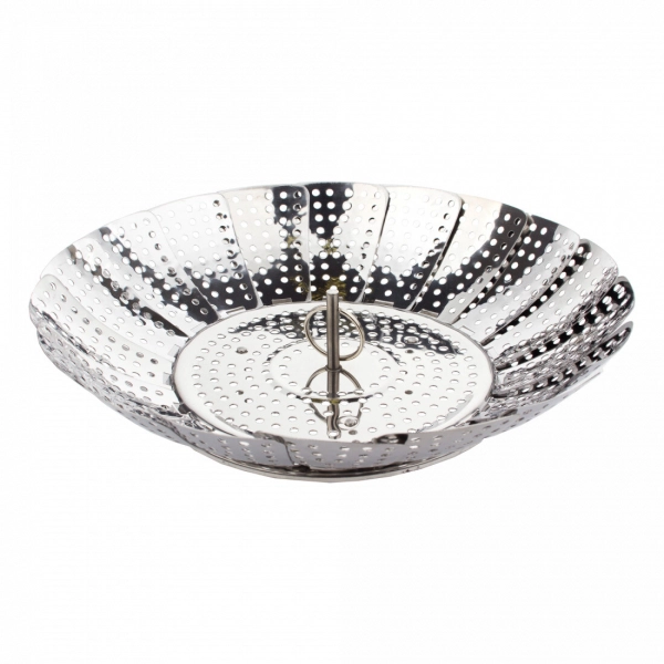 Металлический дуршлаг-пароварка из нержавеющей стали, диаметр 14-26 см, серия Steel, 12592270, Westmark, Германия