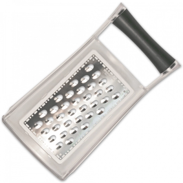 Металлическая терка из нержавеющей стали с контейнером, нержавеющая сталь/пластик, серия Technicus Square, 14342270, WESTMARK, Германия