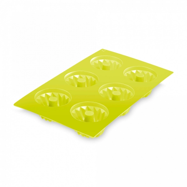 Форма для 6-ти маффинов, силикон, цвет-зеленый, серия Silicone, 3016227G, Westmark, Германия