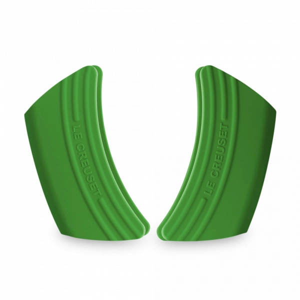 Набор прихваток, 2 предмета, силикон, 12 см, зеленый, серия Bamboo Green, 42813004080000, LE CREUSET, Франция