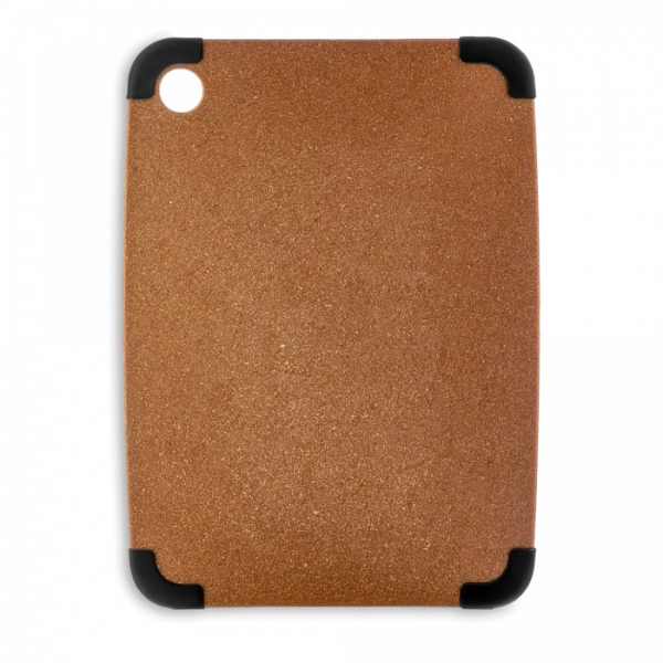 Доска разделочная Eco Chop, 38 х 28 см, бамбук, пластик, силикон, коричневый, W21023828, WALMER, Великобритания