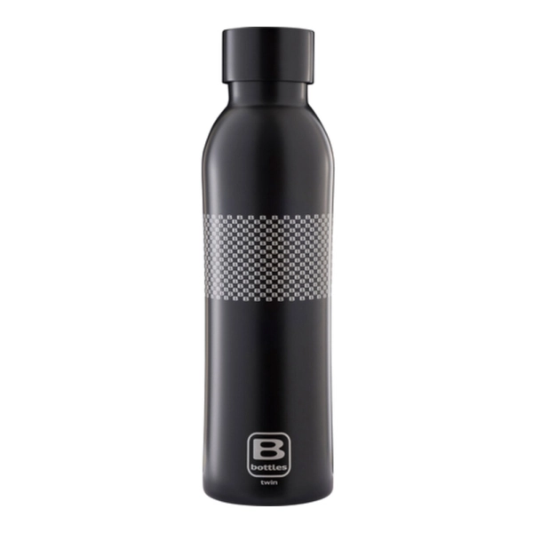 Термос Bugatti B Bottle Twin b черный, принт: паттерн BBT-BP500NS