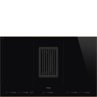 Варочная панель индукционная, черная, SMEG, HOBD682R1