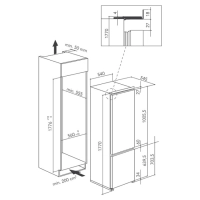 Холодильник KitchenAid, KCBDR 18600/1