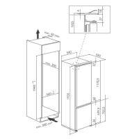 Холодильник KitchenAid, KCBCR 20600