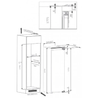 Холодильник KitchenAid, KCBNS 18602