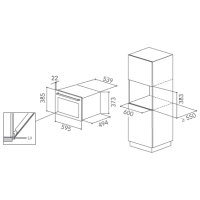 Микроволновая печь с грилем KitchenAid, KMQCX 45600