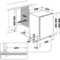 Встраиваемая посудомоечная машина KitchenAid KICO 3T133 PFES