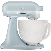 Планетарный миксер KitchenAid ARTISAN юбилейная серия HERITAGE MISTY синий 4.8 Л, голубой туман, 5KSM180RCEMB
