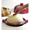 Набор для выпечки хлеба форма керамическая+ лопатка пекарская Emile Henry, гранат