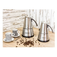 Гейзерная кофеварка эспрессо Rommelsbacher, серебристый, EKO 366/E Delux