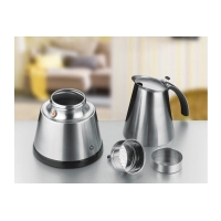 Гейзерная кофеварка эспрессо Rommelsbacher, серебристый, EKO 366/E Delux