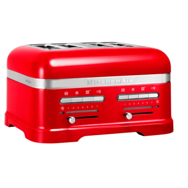 Тостер KitchenAid Artisan для 4 тостов, красный, 5KMT4205EER