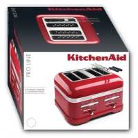 Тостер KitchenAid Artisan для 4 тостов, серебряный медальон, 5KMT4205EMS