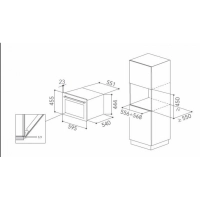 Комбинированный духовой шкаф с функцией пароварки KitchenAid черныйстальной, KOQCXB 45600