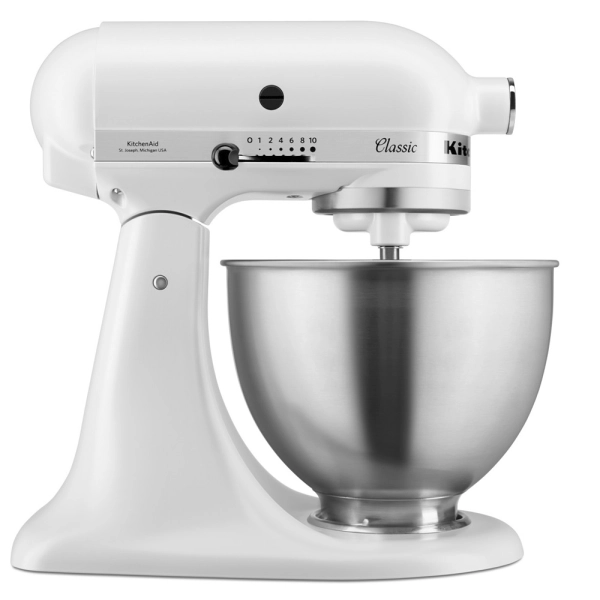 Планетарный Миксер KitchenAid Classic 4,28 л матовый белый 5K45SSEFW