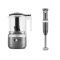 Набор беспроводной техники KitchenAid: Мини-комбайн 5KFCB519EDG + Блендер 5KHBBV53EDG, серый уголь
