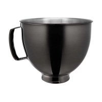 Чаша стальная с PVD покрытием 4.8 л KitchenAid, сияющий черный, 5KSM5SSBRB