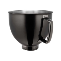 Чаша стальная с PVD покрытием 4.8 л KitchenAid, сияющий черный, 5KSM5SSBRB