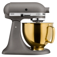 Чаша стальная с PVD покрытием 4.8 л KitchenAid, сияющий золотой, 5KSM5SSBRG
