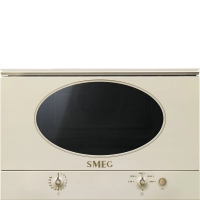 Встраиваемая микроволновая печь SMEG, кремовая, MP822NPO
