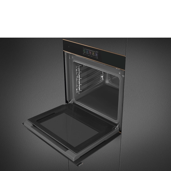 Духовой шкаф SMEG, черное стекло, SO6606S4PNR